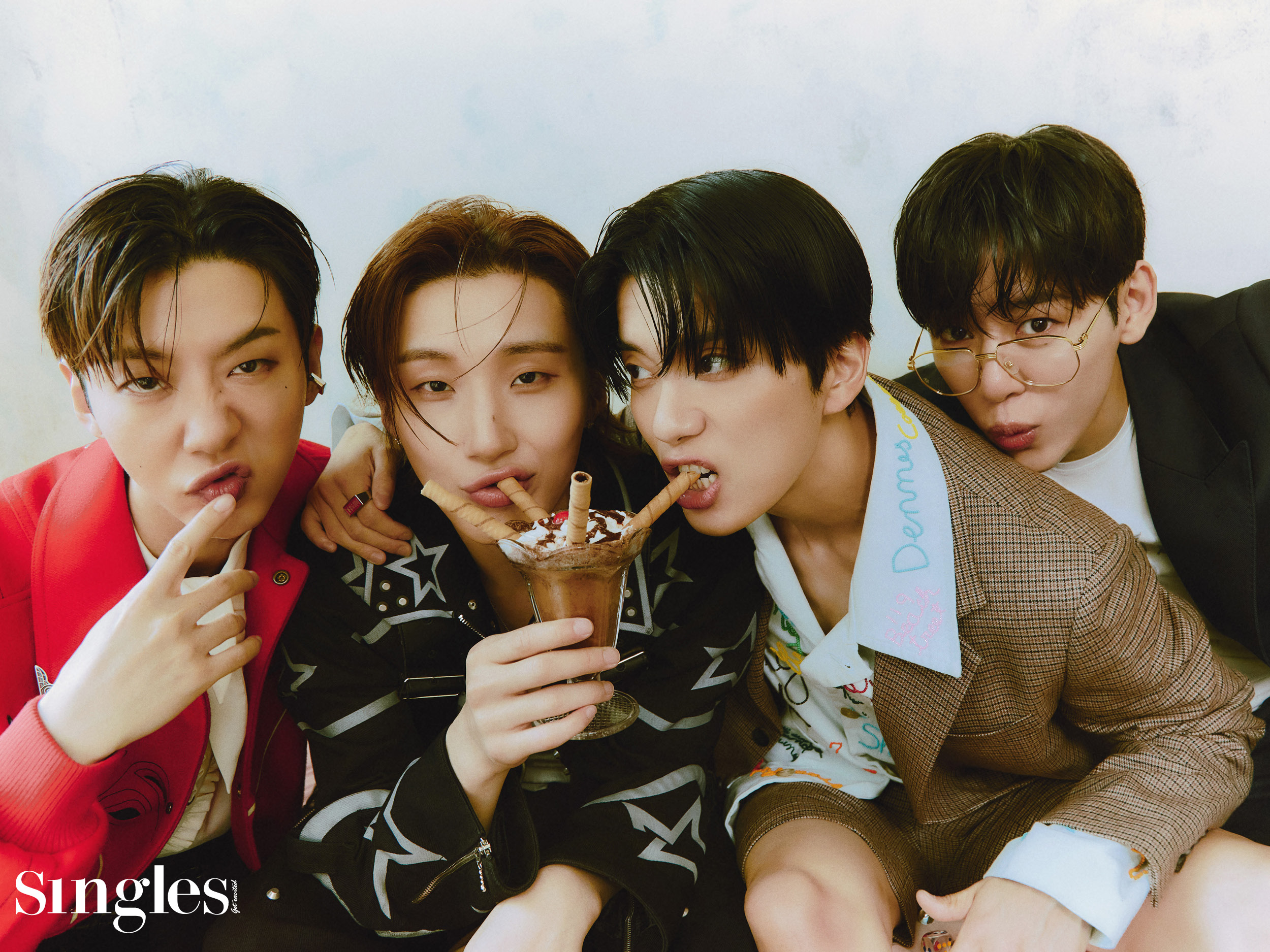 싱글즈 방정유문 화보 이미지, BAP 화보, 방용국. 정대현, 유영재, 문종업, 싱글즈 BAP 화보, BAP 워리어, BAP 원샷, BAP 화보